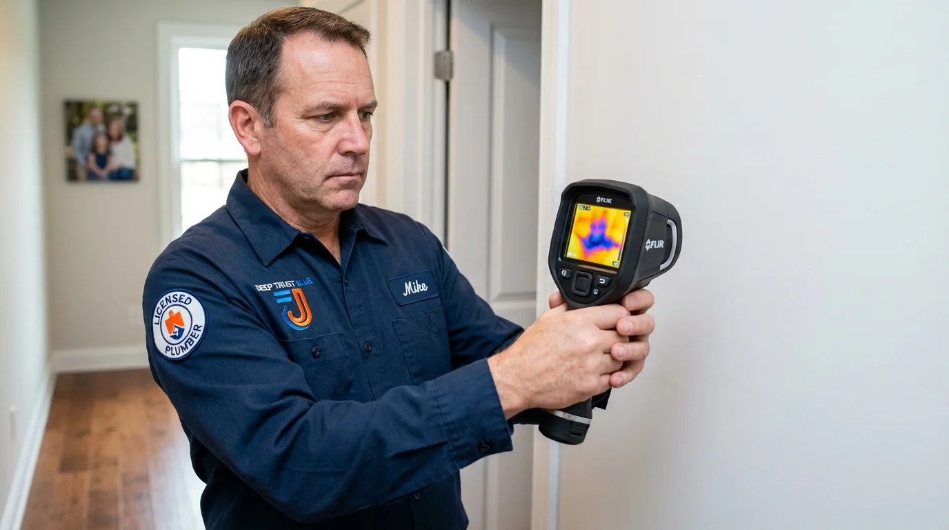 Thermal imaging leak detection by Johns Plumbing LLC in Miramar Beach